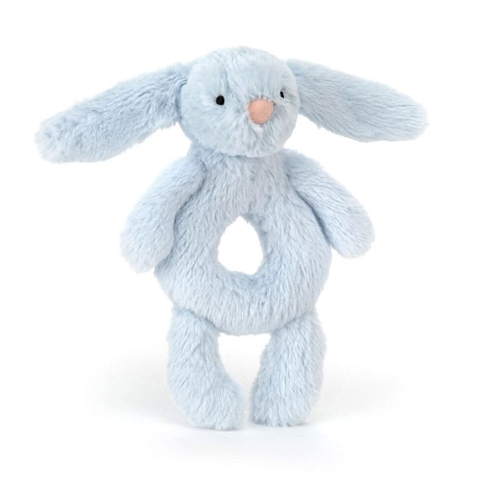 Plush Bunny Ring Rattle – 18cm - Waydiy