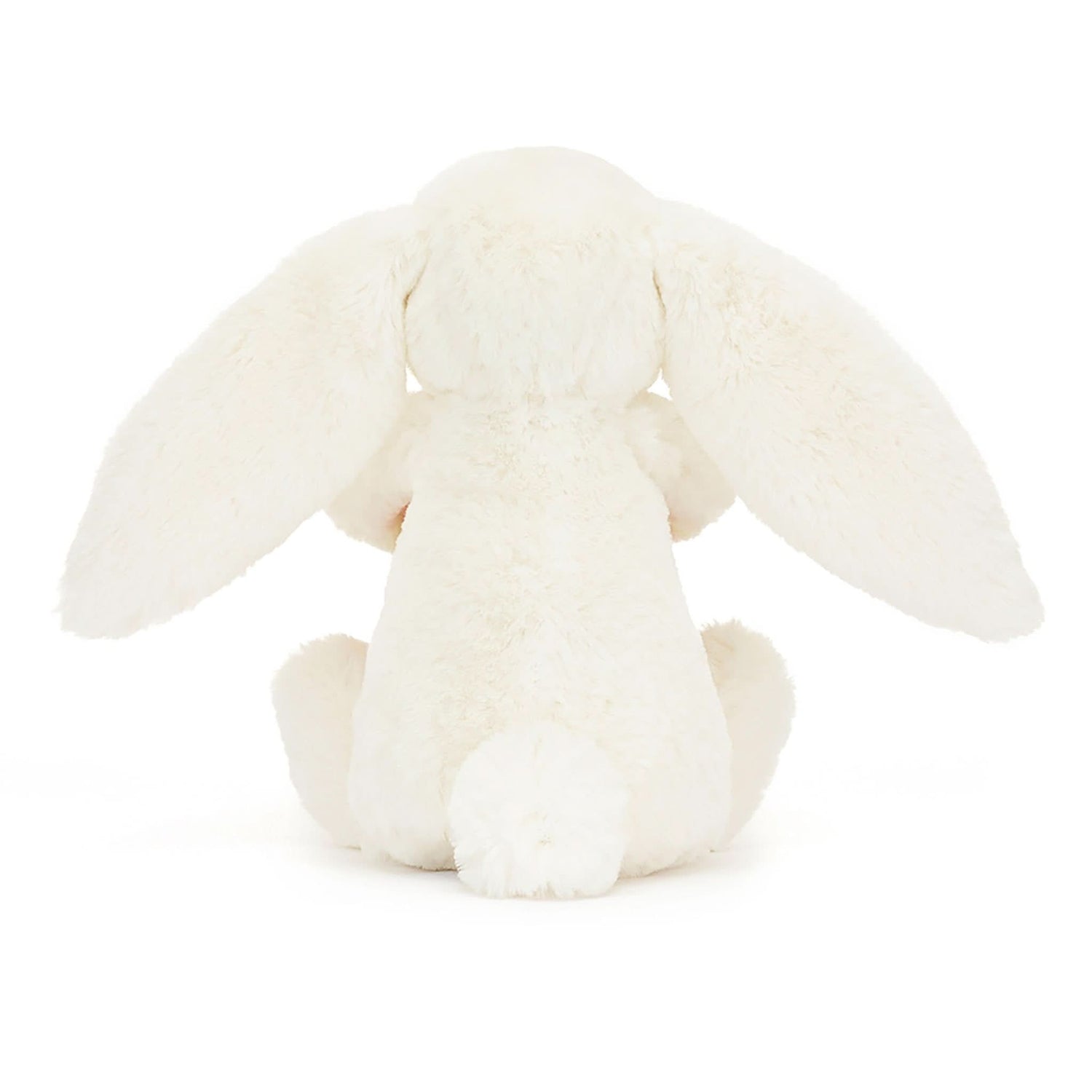 Bashful Cream Bunny with Present – 18cm - Waydiy