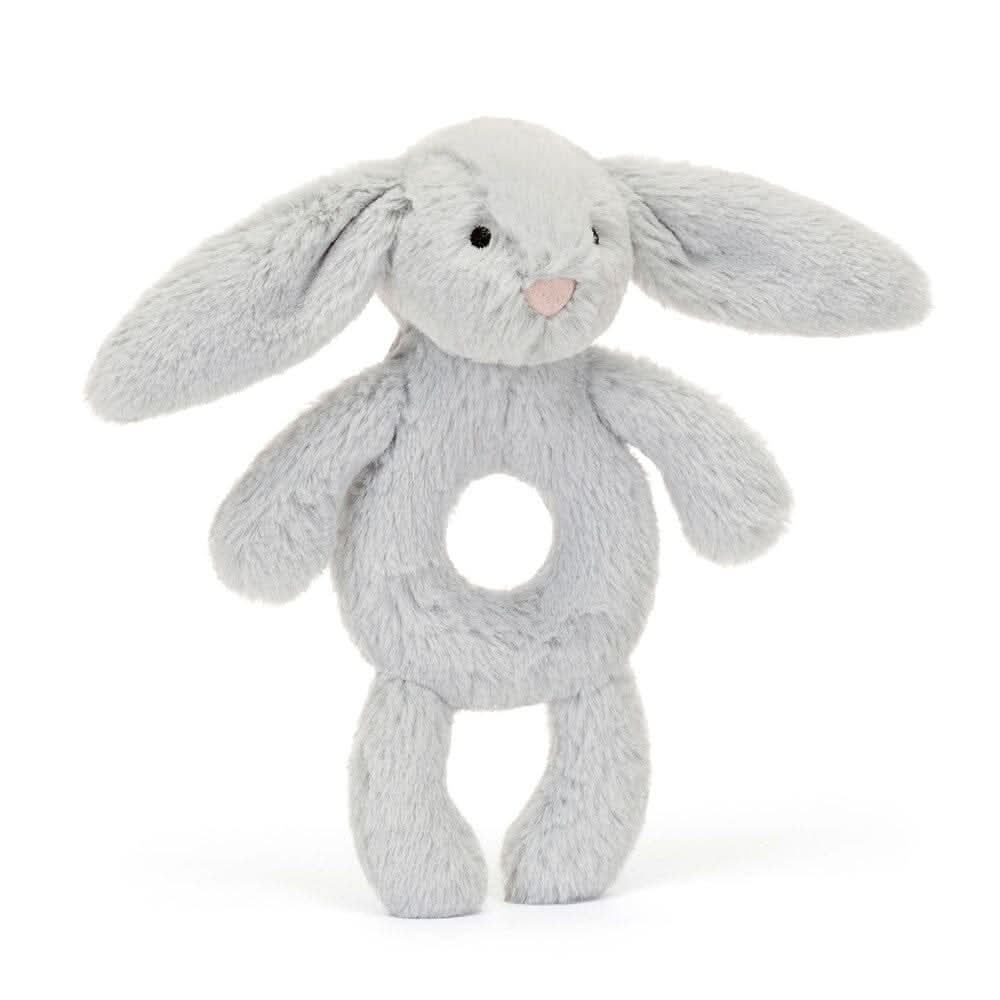 Baby Bunny Ring Rattle – 18cm - Waydiy