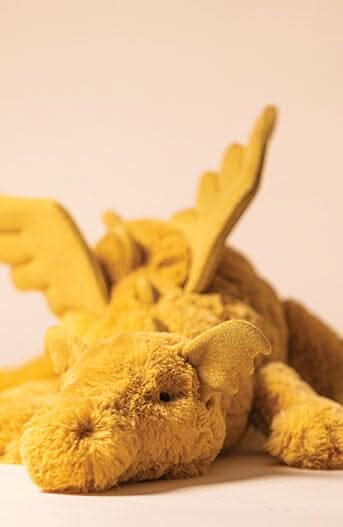 Plush Golden Dragon Soft Toy – 50cm - Waydiy