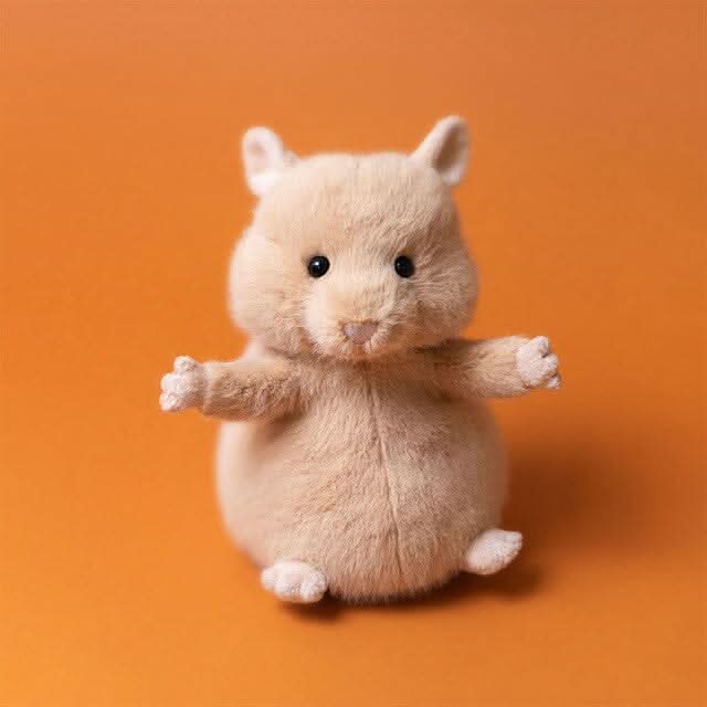 Plush Hamster Soft Toy – 18cm - Waydiy