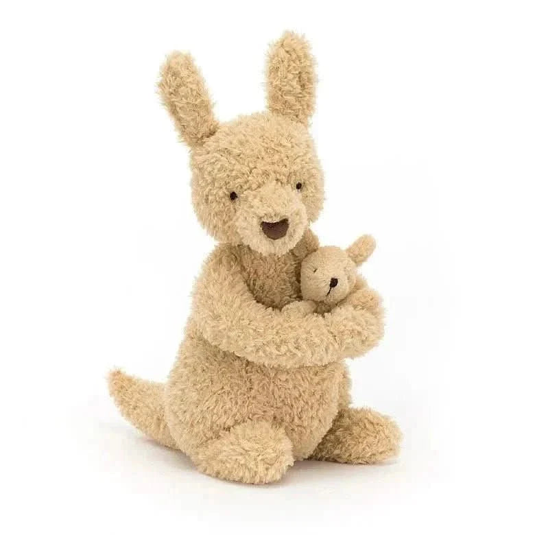 Kangaroo Plush with Baby Joey – 26cm - Waydiy