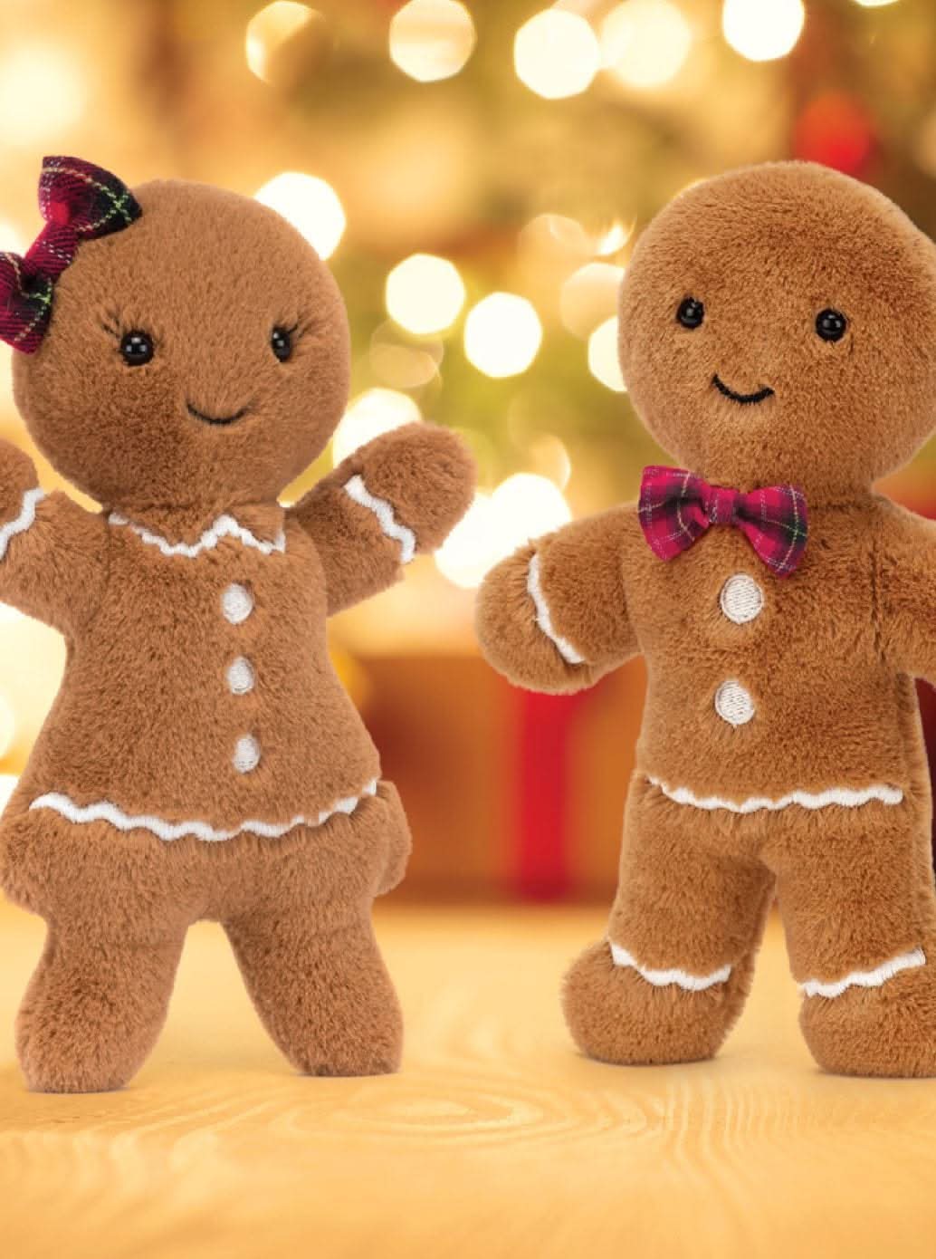 Plush Gingerbread Soft Toy –33cm - Waydiy