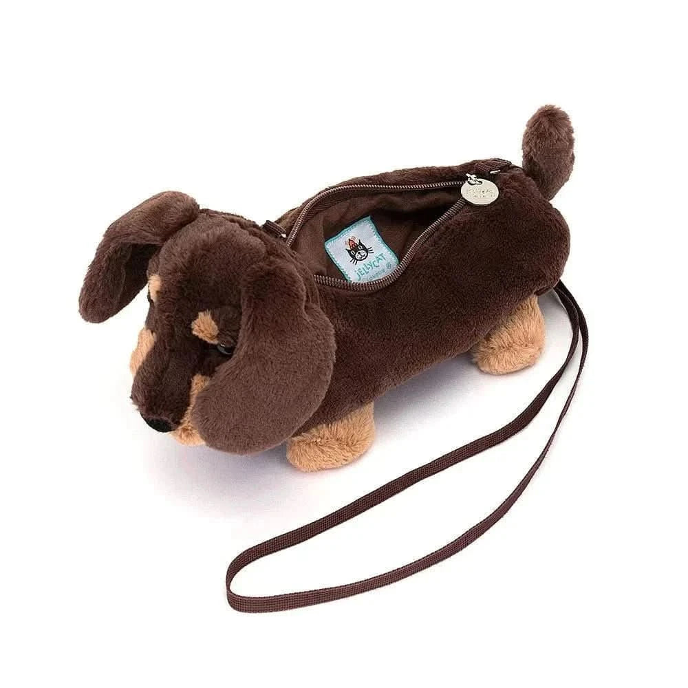 Plush Sausage Dog Bag – 22cm - Waydiy