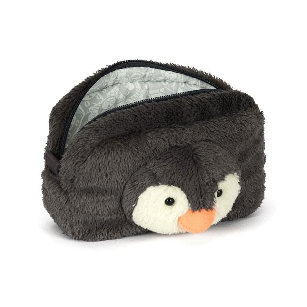 Penguin Plush Pouch Bag – 19 × 13 cm - Waydiy