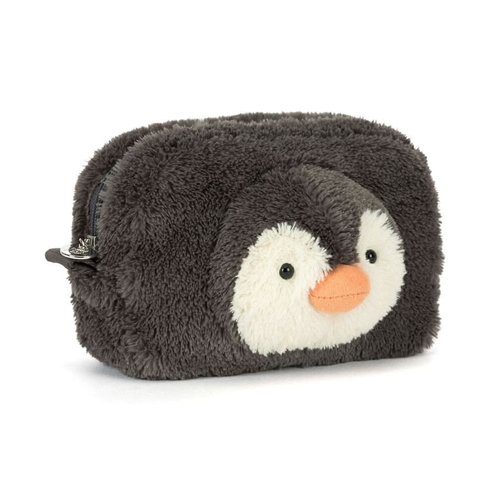 Penguin Plush Pouch Bag – 19 × 13 cm - Waydiy