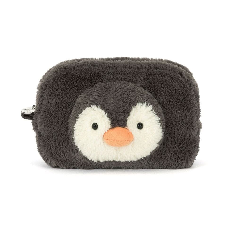 Penguin Plush Pouch Bag – 19 × 13 cm - Waydiy