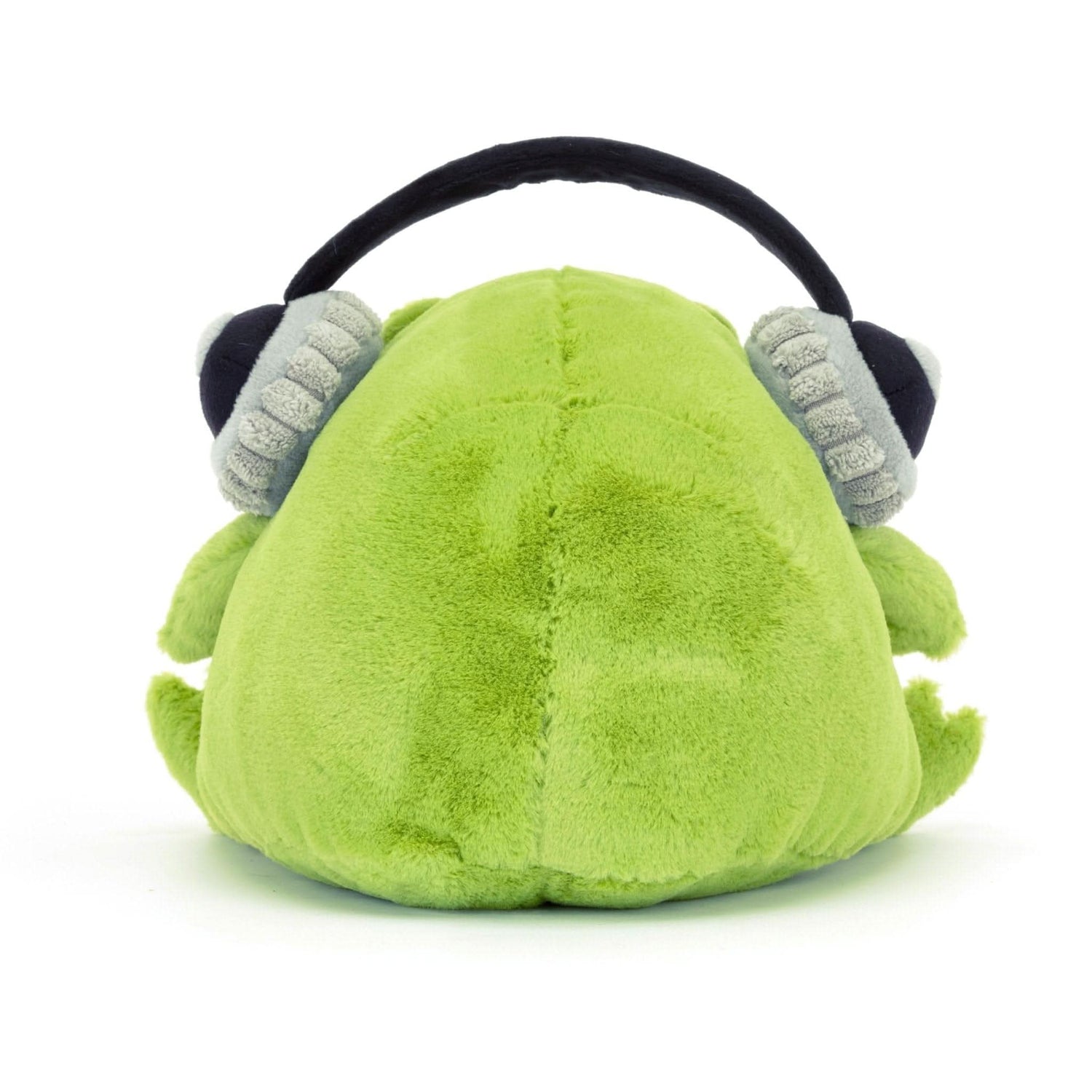 Plush Frog Toy with Headphones – 21cm - Waydiy