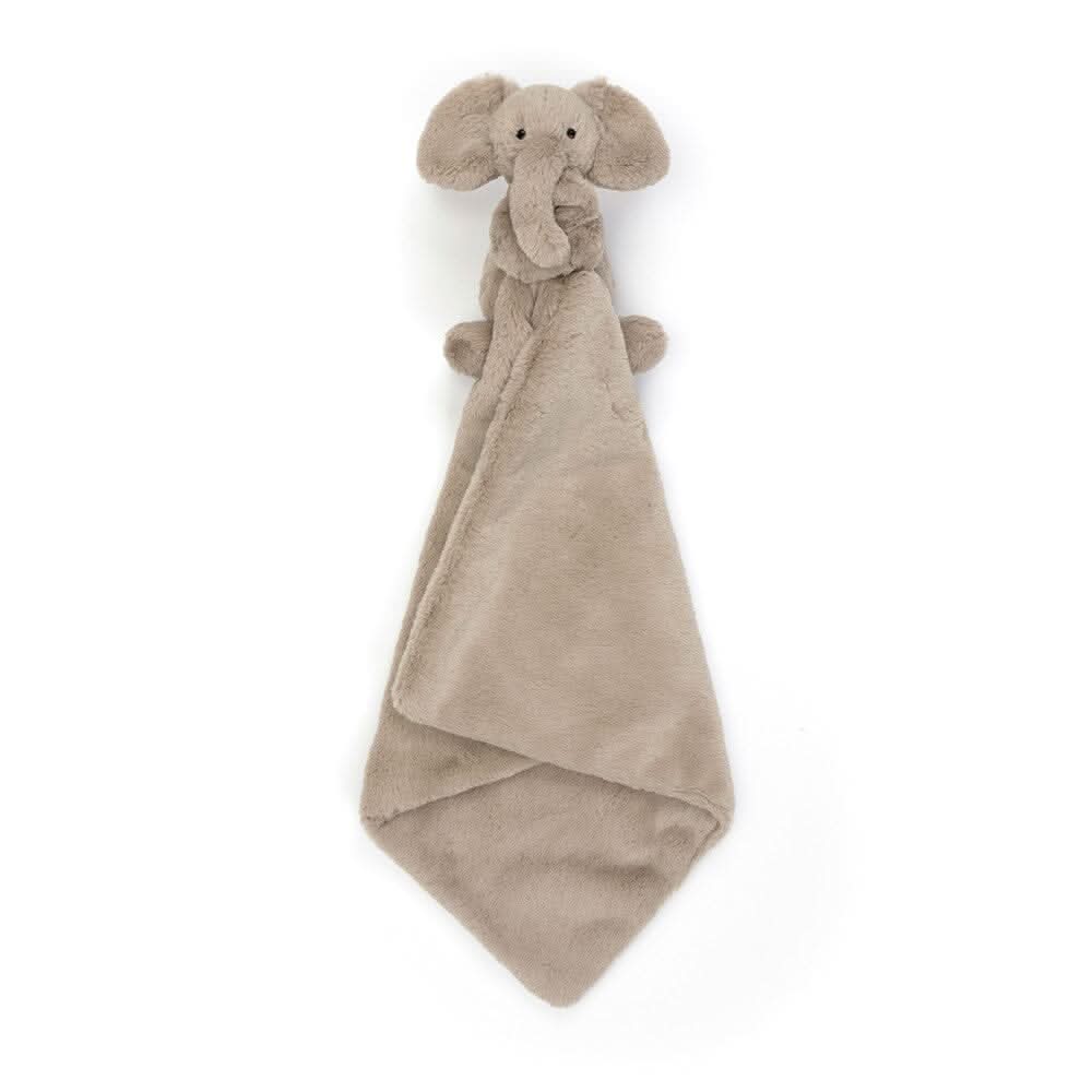 Elephant Soother Plush Comforter – 34 × 34 cm - Waydiy