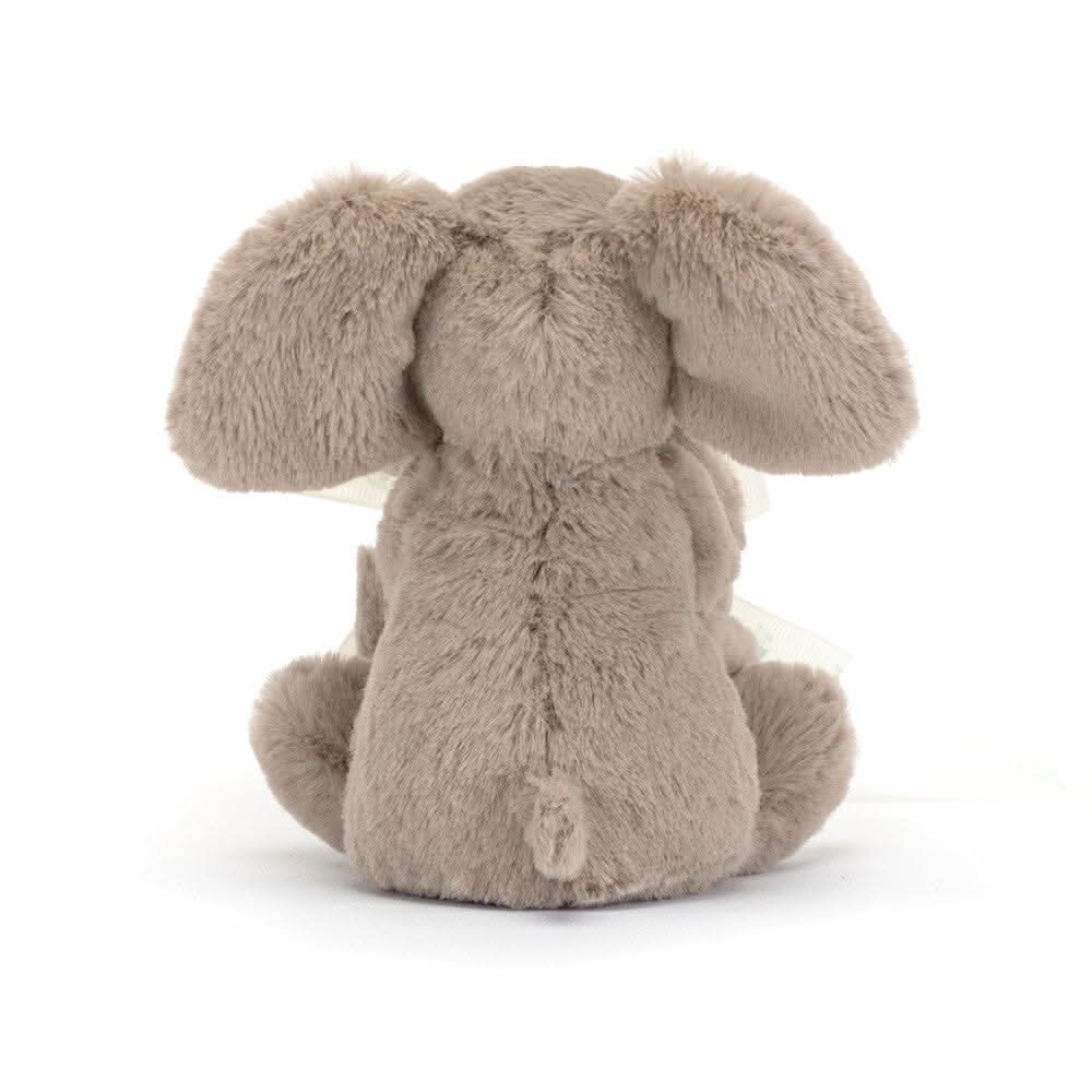 Elephant Soother Plush Comforter – 34 × 34 cm - Waydiy