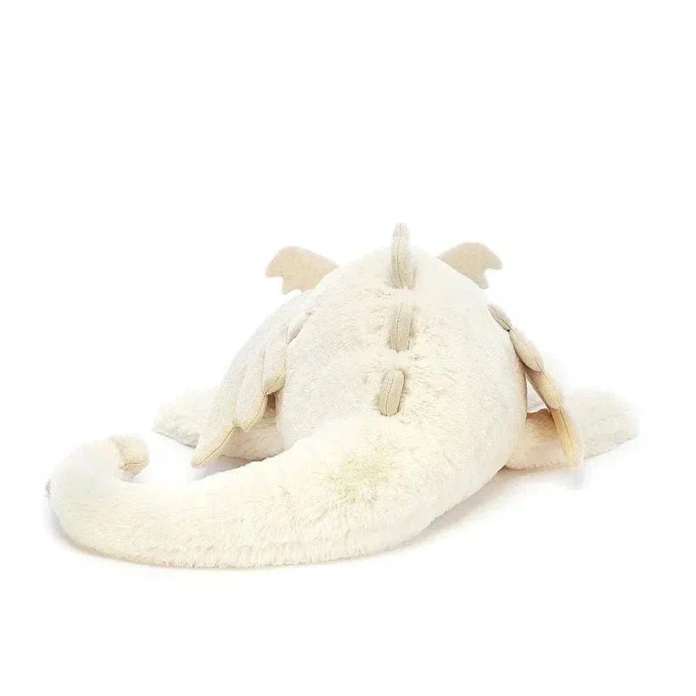 Plush Snow Dragon Soft Toy – 66cm - Waydiy