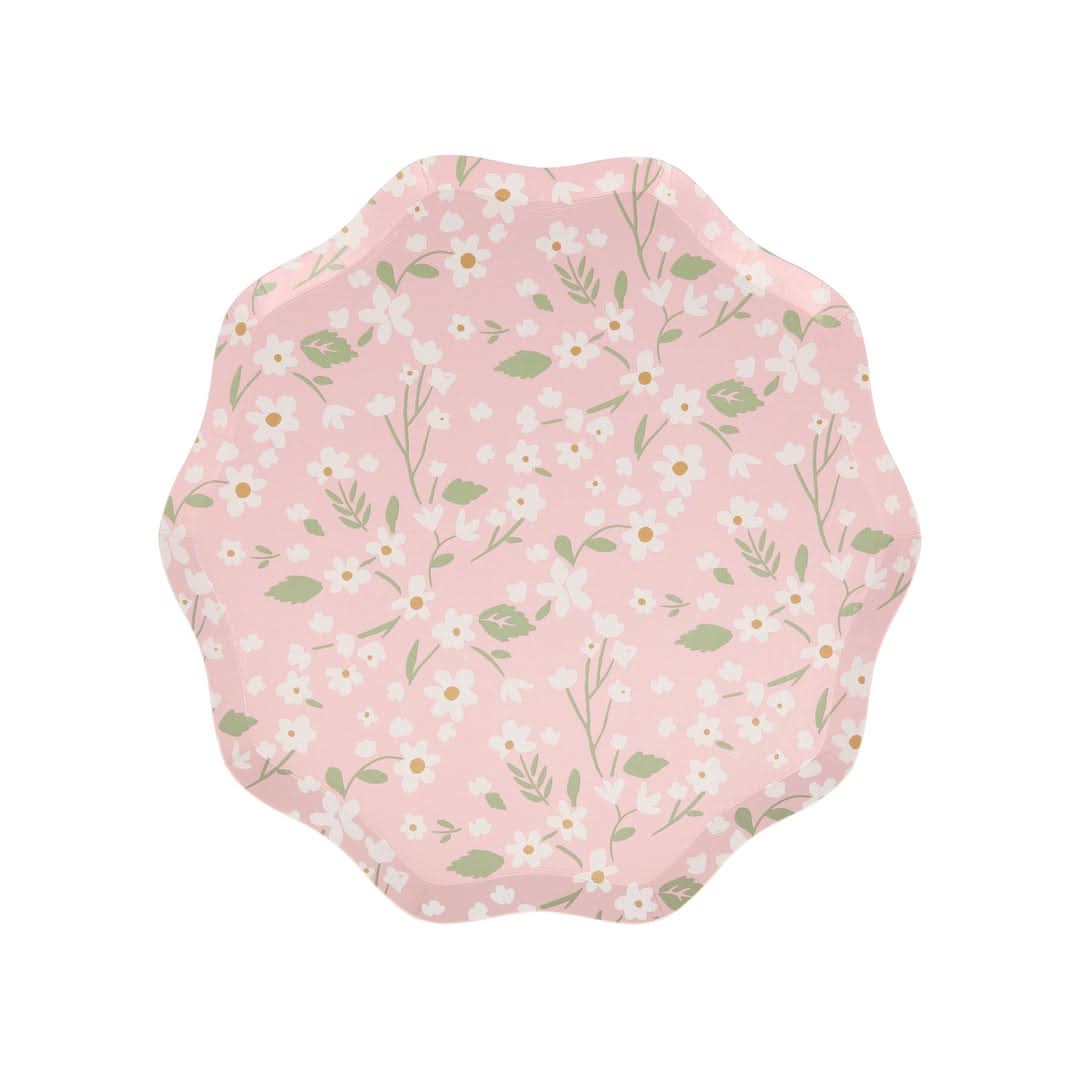 Ditsy Floral Paper Side Plates – 8.5