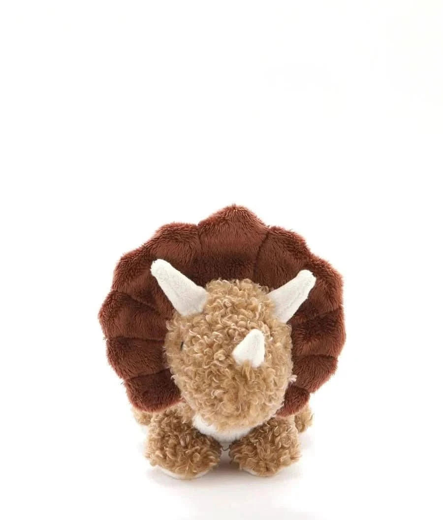 Plush Baby Triceratops Dinosaur Toy – 27cm - Waydiy