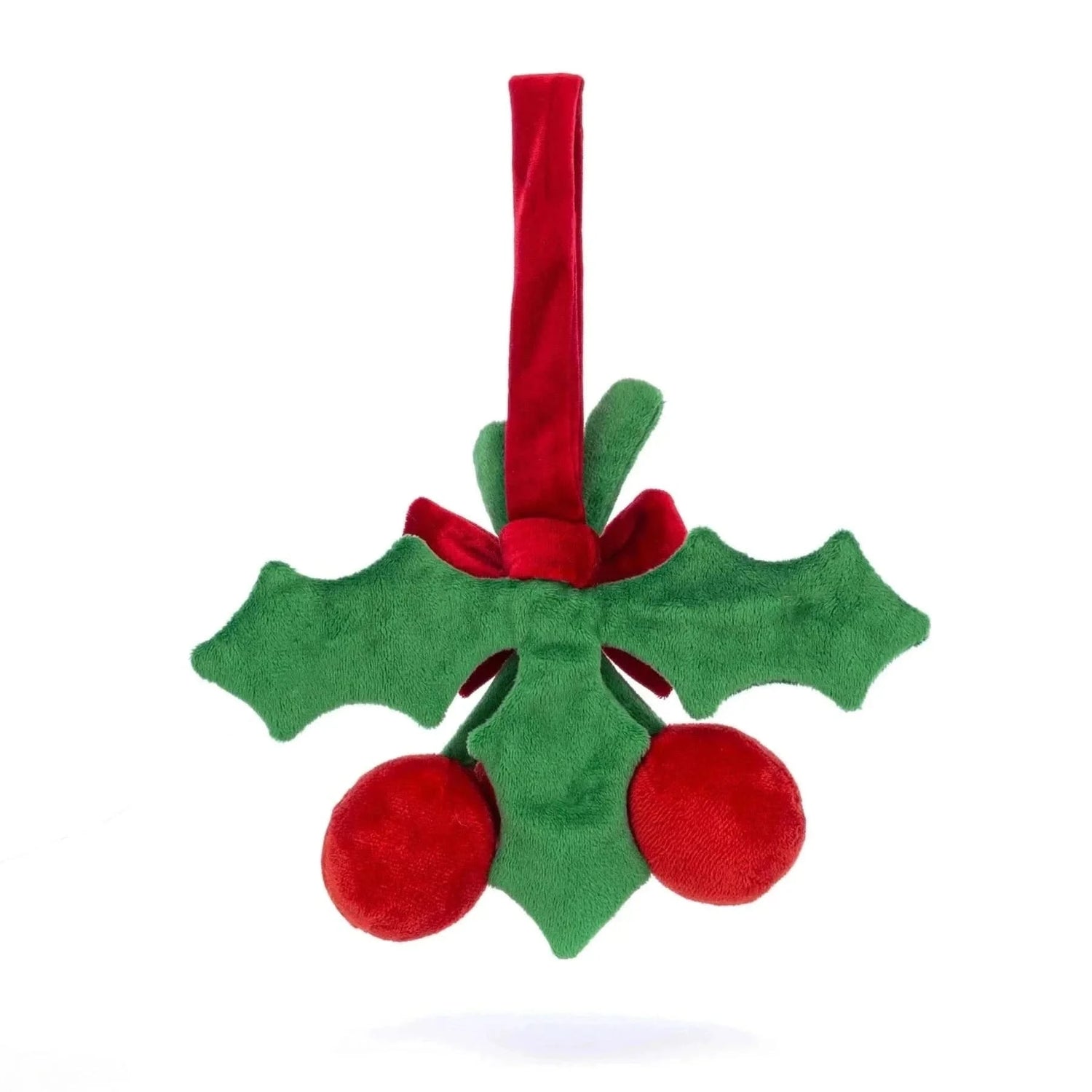 Plush Holly Decoration – 19cm - Waydiy