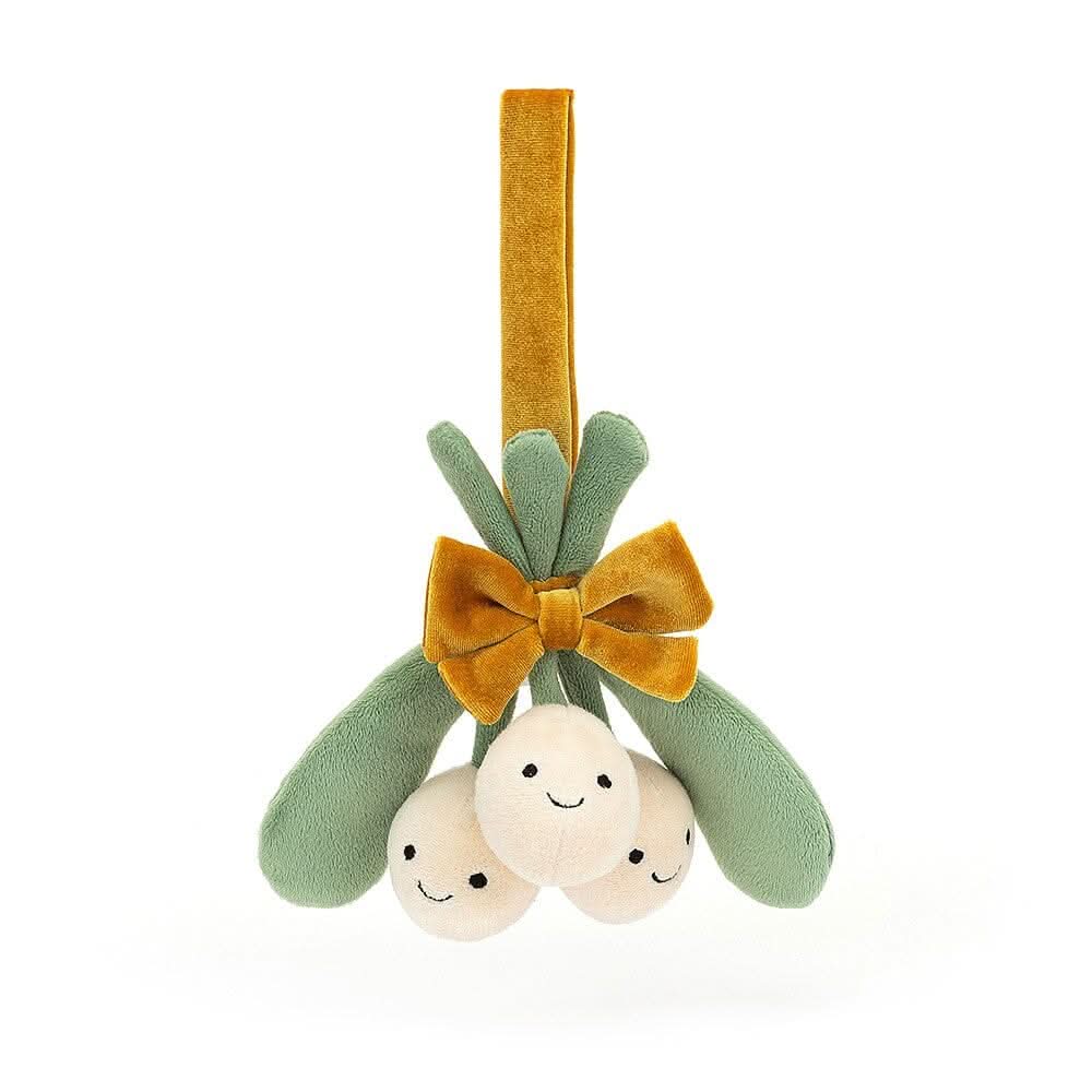 Plush Mistletoe Decoration – 19cm - Waydiy