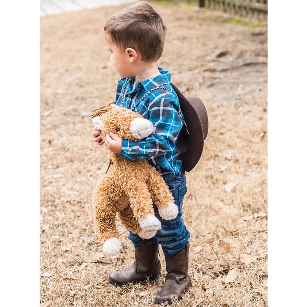 Bucky Horse Plush Toy – Soft Stuffed Farm Animal, 16 Inches