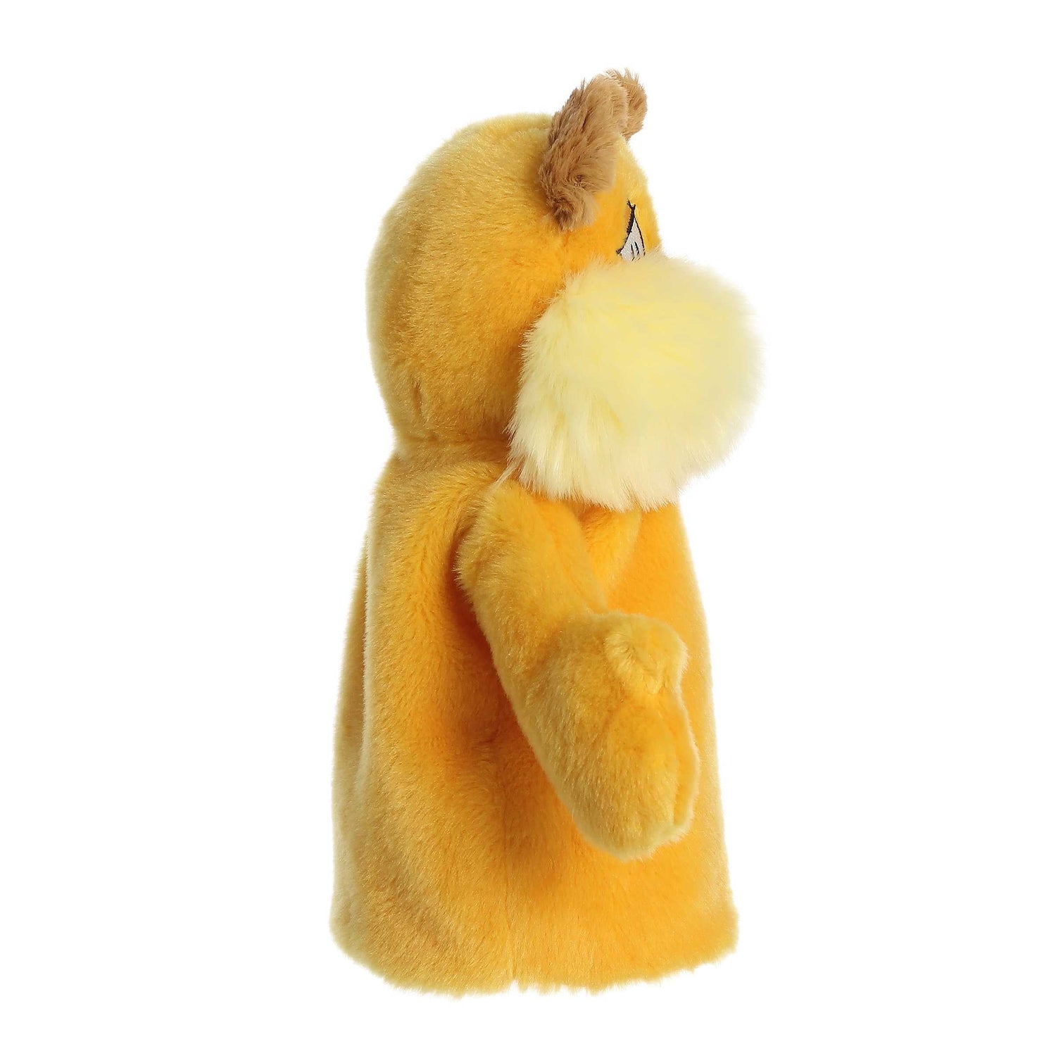 Dr. Seuss Lorax Hand Puppet Plush Toy Stuffed Animal, 10 in