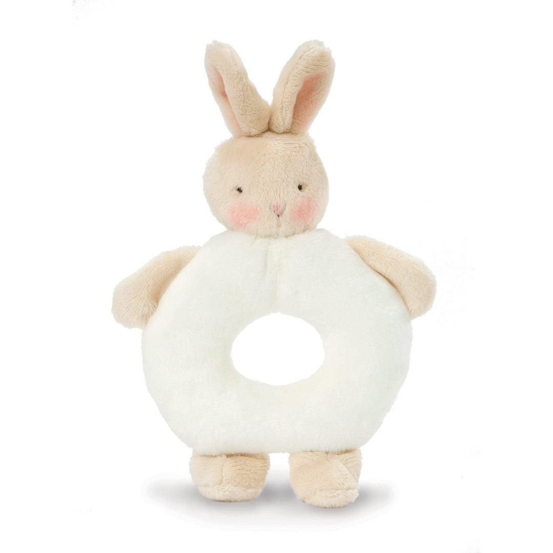 Plush Bunny Rattle Toy – Tan Bunny, 6 in