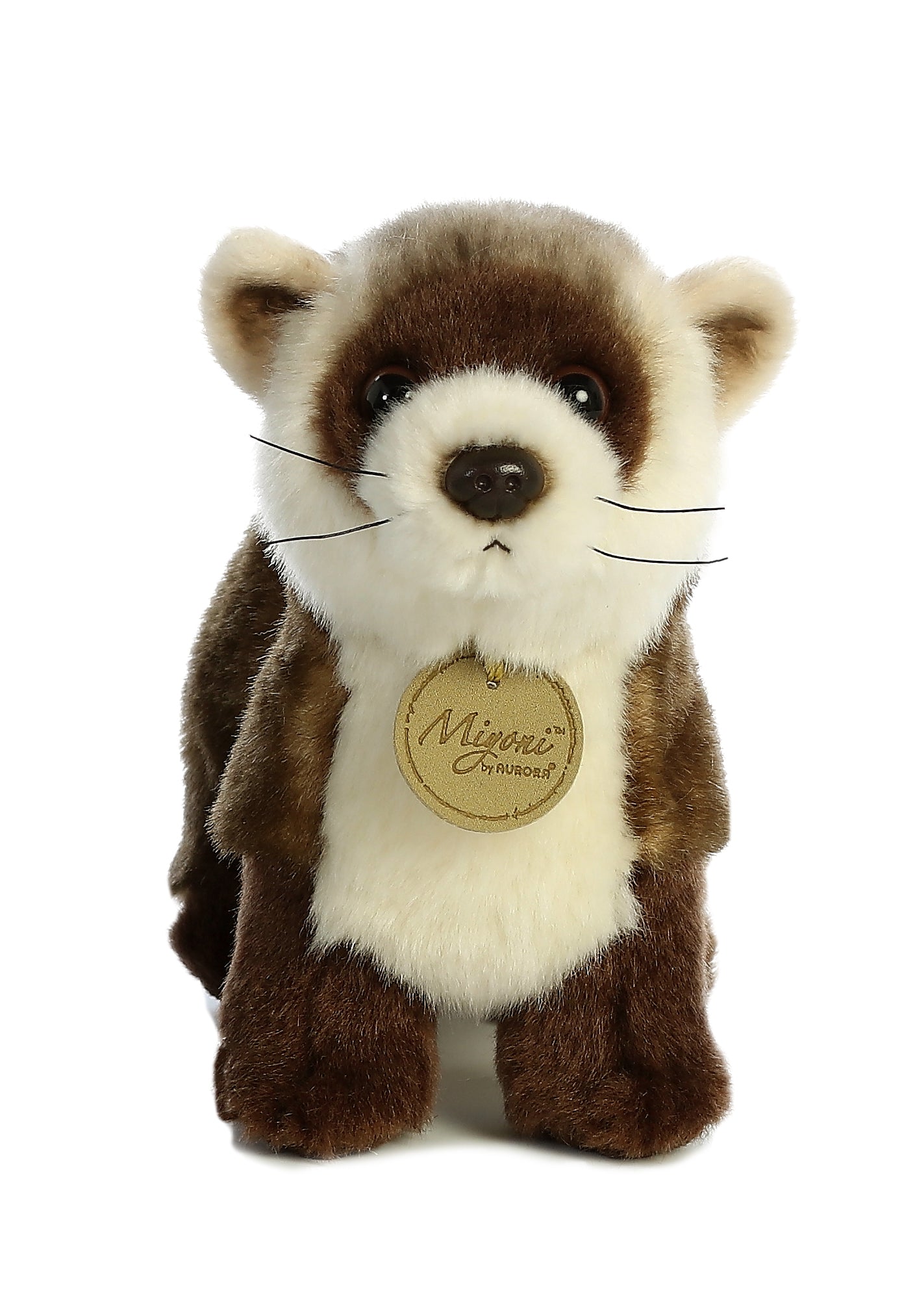 Miyoni Black Footed Ferret Plush Toy, 10.5 in