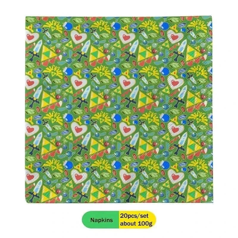 Disposable Paper Tableware Set – Cartoon Party Supplies for Birthdays & Events - Waydiy