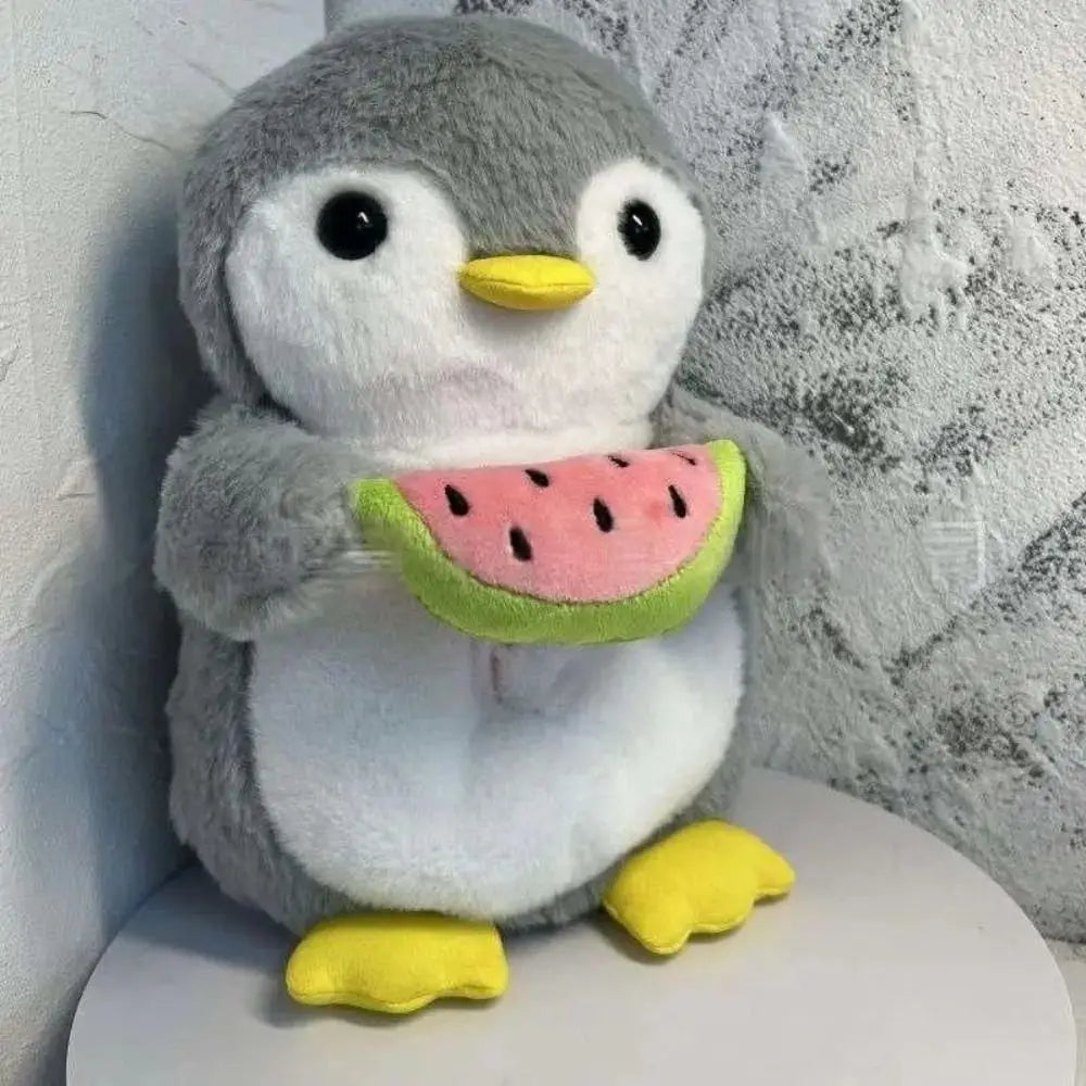 Penguin Watermelon Breathing Musical Plush Toy