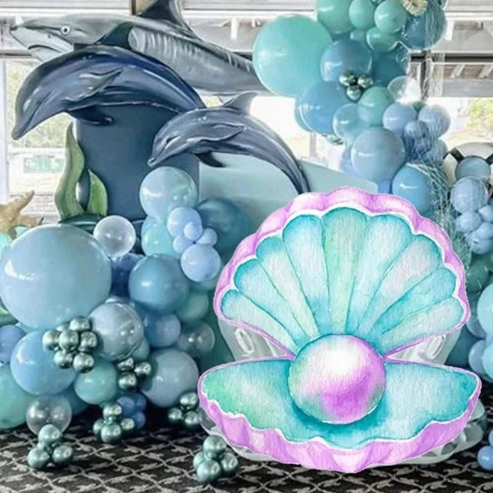 Pearl Shell Cutouts – Under the Sea Party Decorations, 46/61/92cm - Waydiy