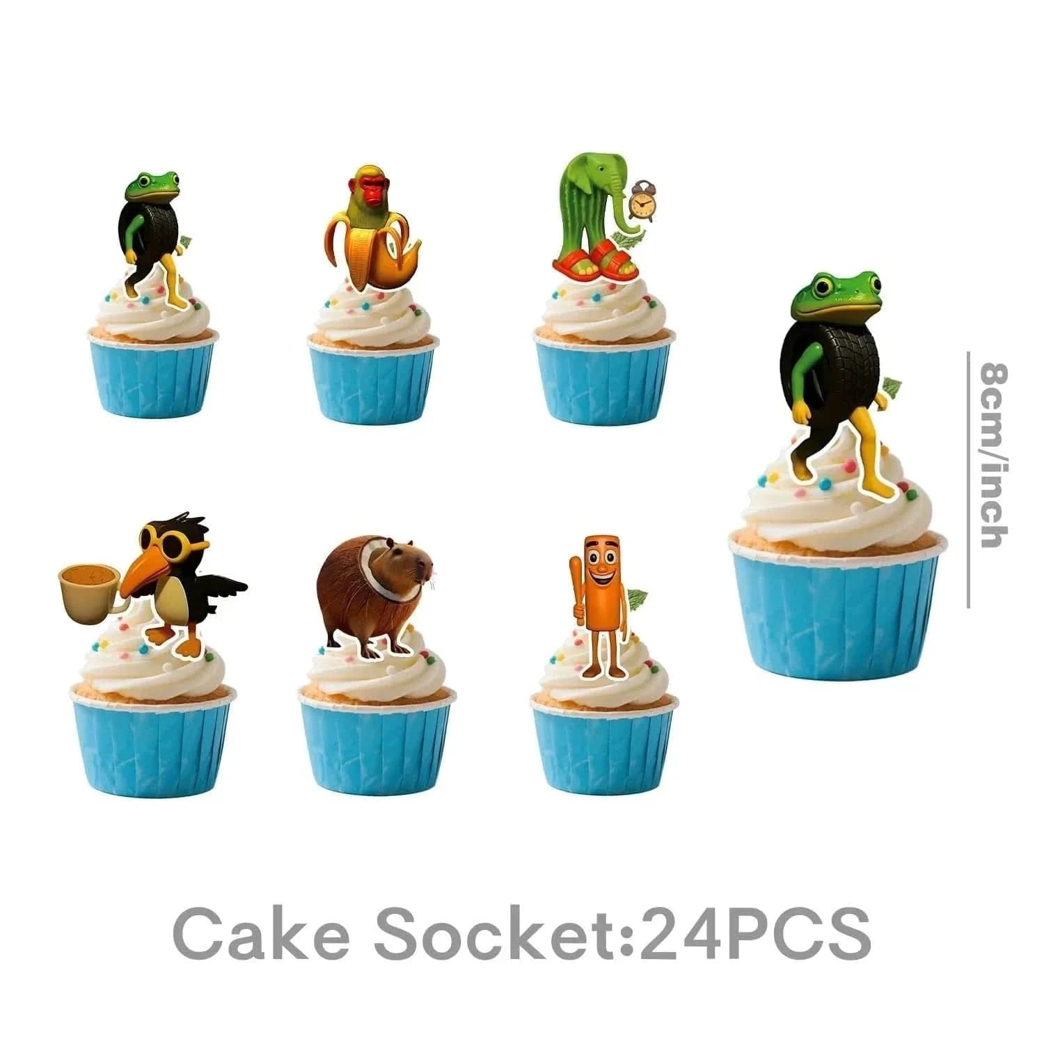 Birthday Party Tableware Set – Plates, Banner & Decorations for Baby Shower - Waydiy