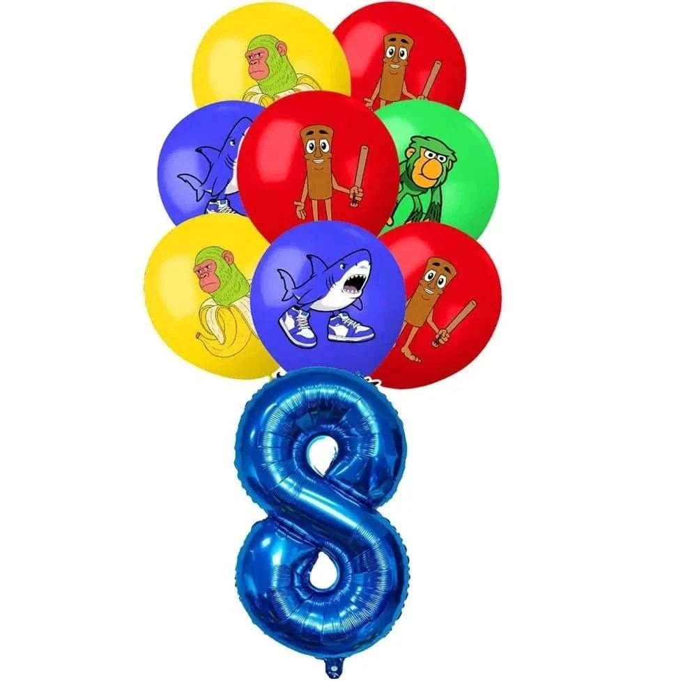 Birthday Party Tableware Set – Plates, Banner & Decorations for Baby Shower - Waydiy