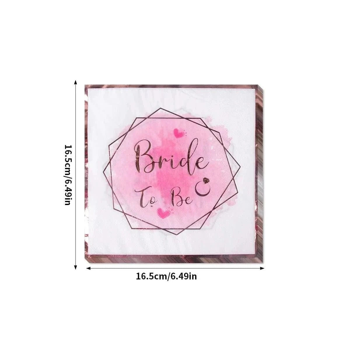 Bachelorette Party Decoration Set – Bride To Be Plates, Banner & Accessories - Waydiy