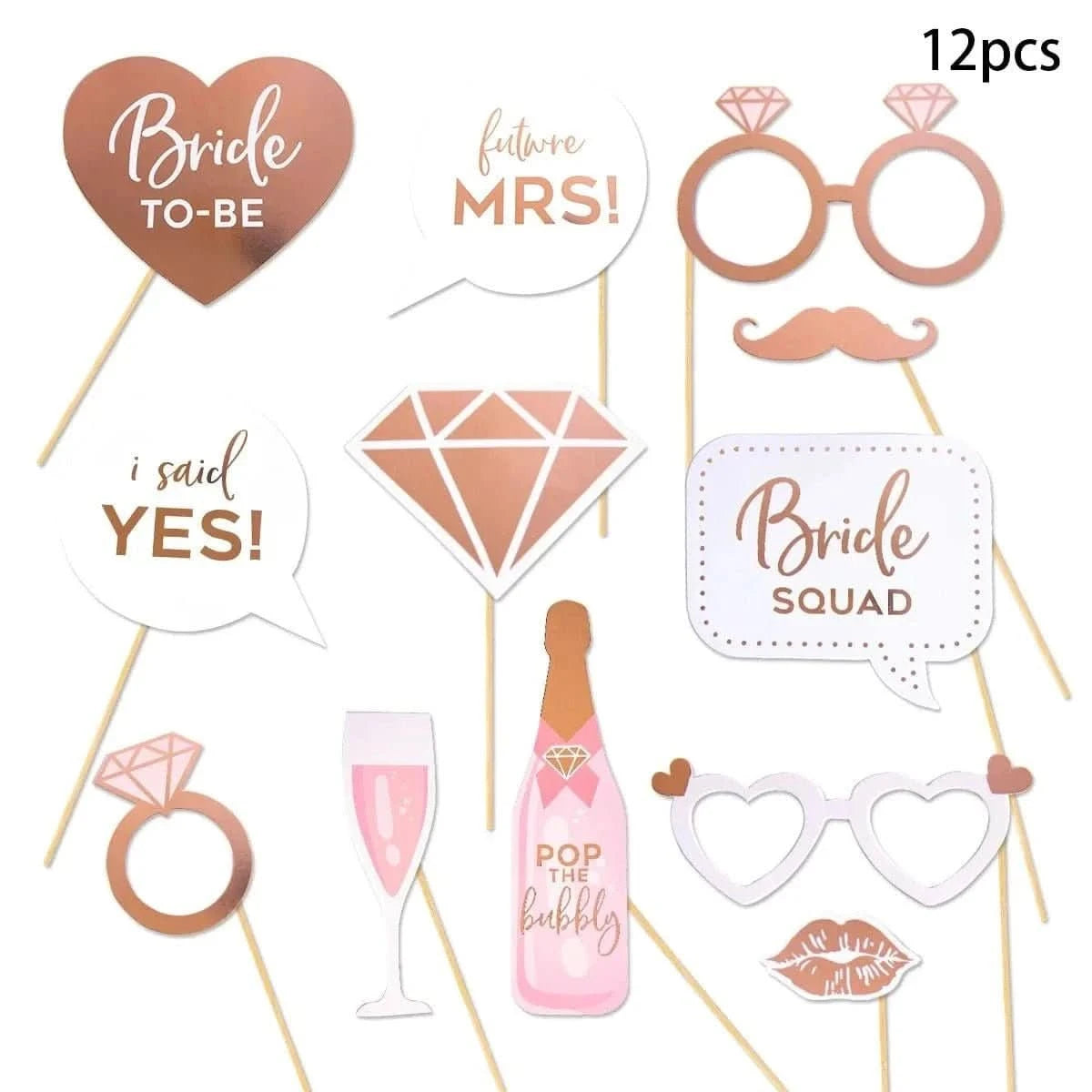 Bachelorette Party Decoration Set – Bride To Be Plates, Banner & Accessories - Waydiy