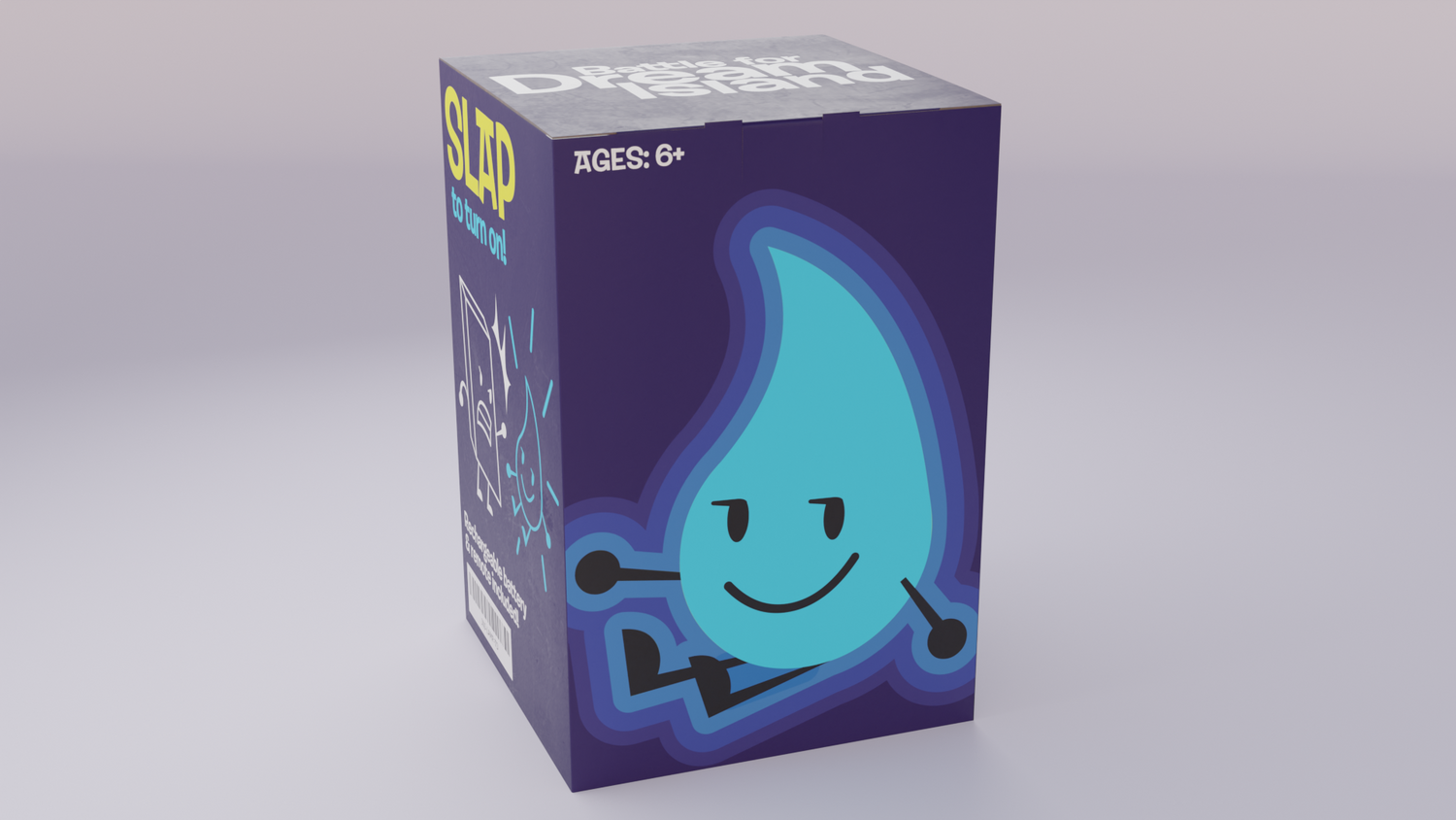 Soft Silicone LED Tear-Drop Lamp – Sound-Reactive, Rechargeable