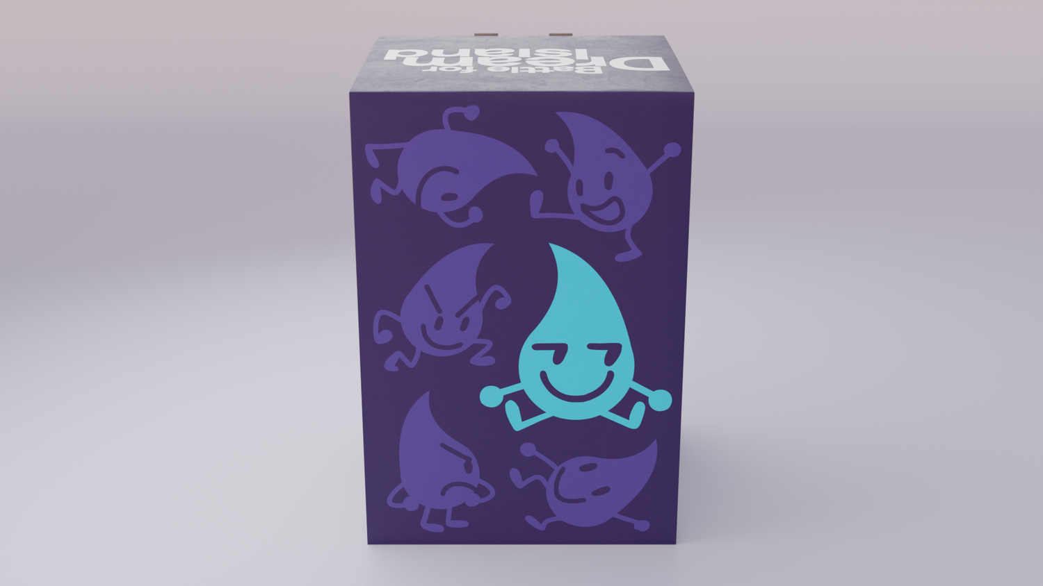 Soft Silicone LED Tear-Drop Lamp – Sound-Reactive, Rechargeable