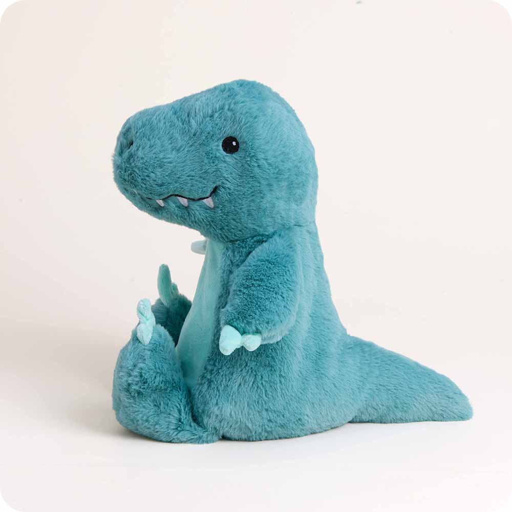 Velociraptor adorable dino is microwave-safe for cozy snuggle