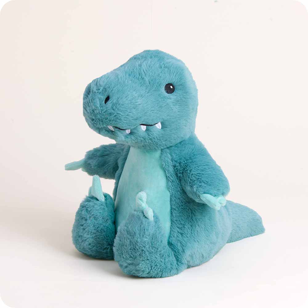 Velociraptor adorable dino is microwave-safe for cozy snuggle