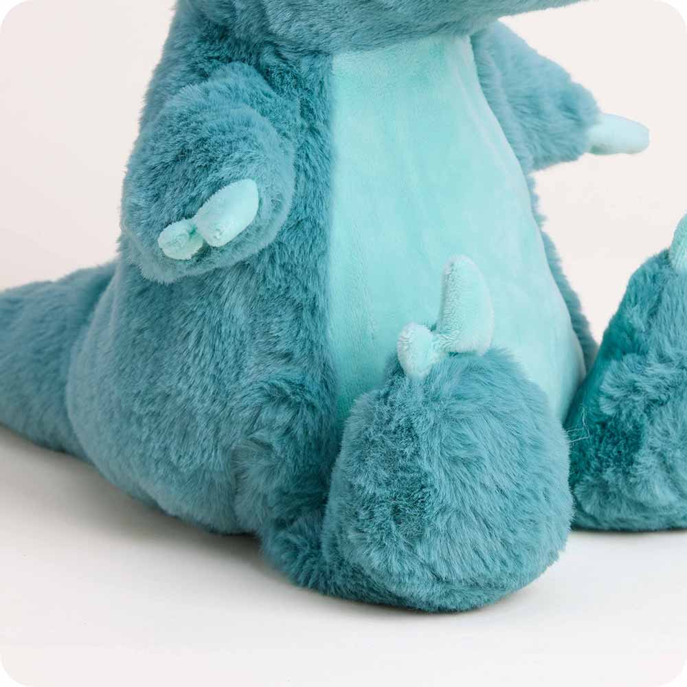 Velociraptor adorable dino is microwave-safe for cozy snuggle