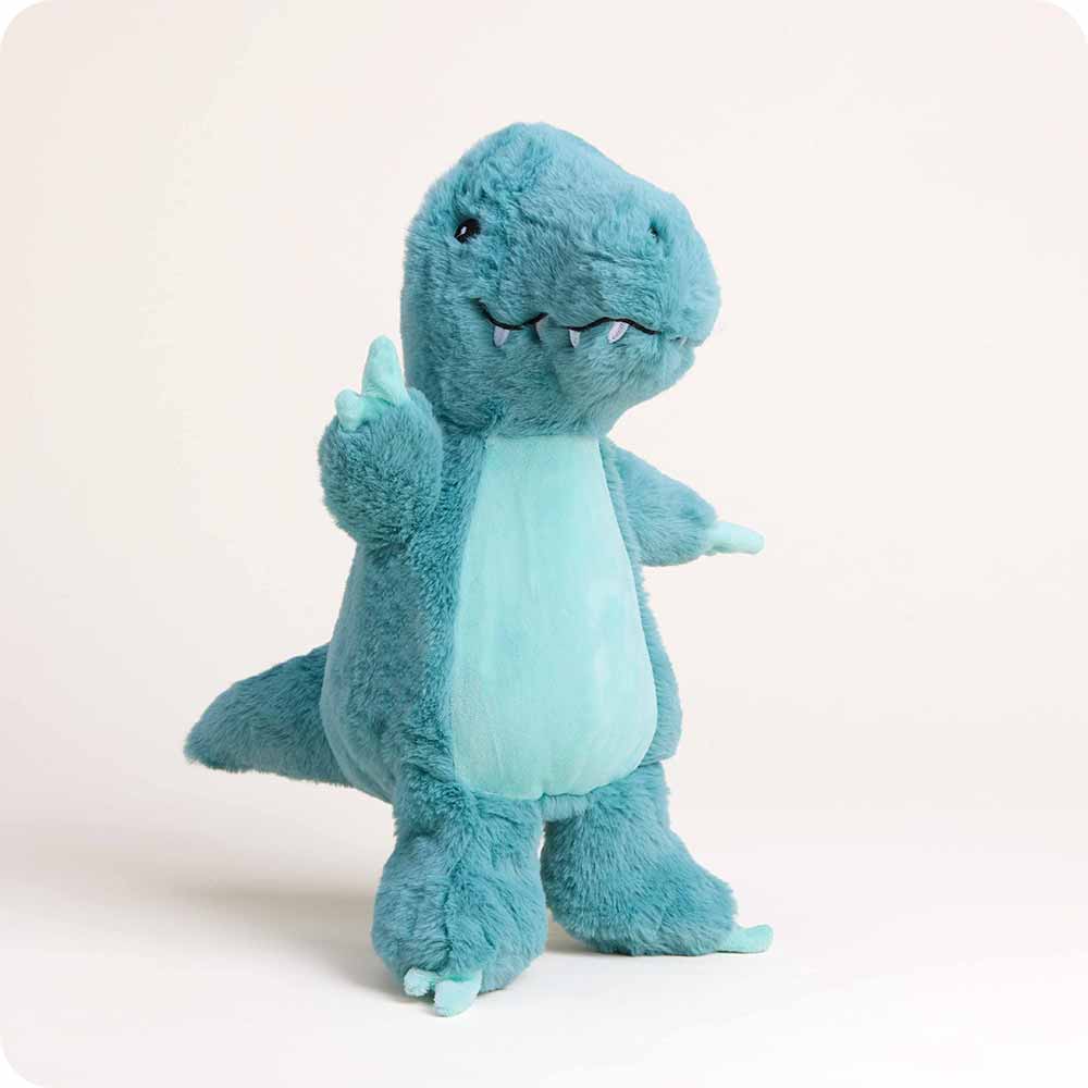 Velociraptor adorable dino is microwave-safe for cozy snuggle