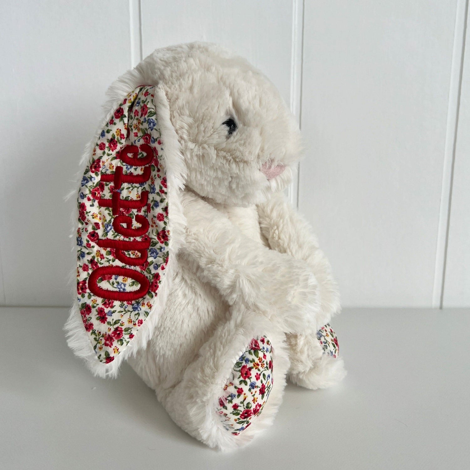 Plush Cream Bunny Toy - Waydiy