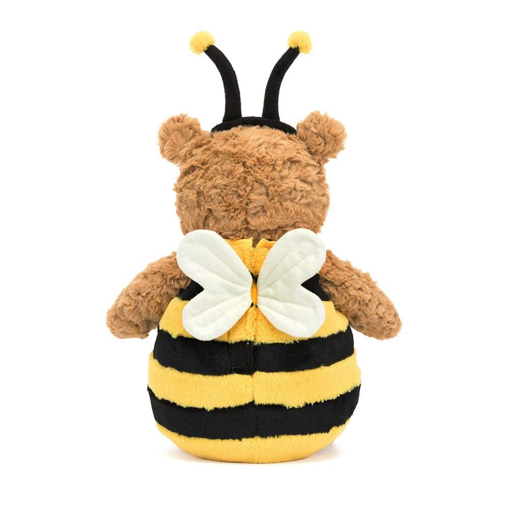 Bear Plush Toy with Bumblebee Costume – 26 cm - Waydiy