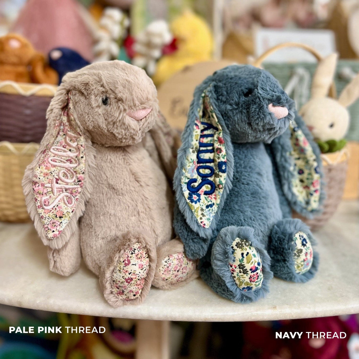 Blue Bunny Plush Toy - Waydiy